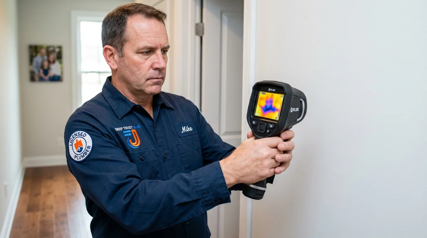 Thermal imaging leak detection by Johns Plumbing LLC in West